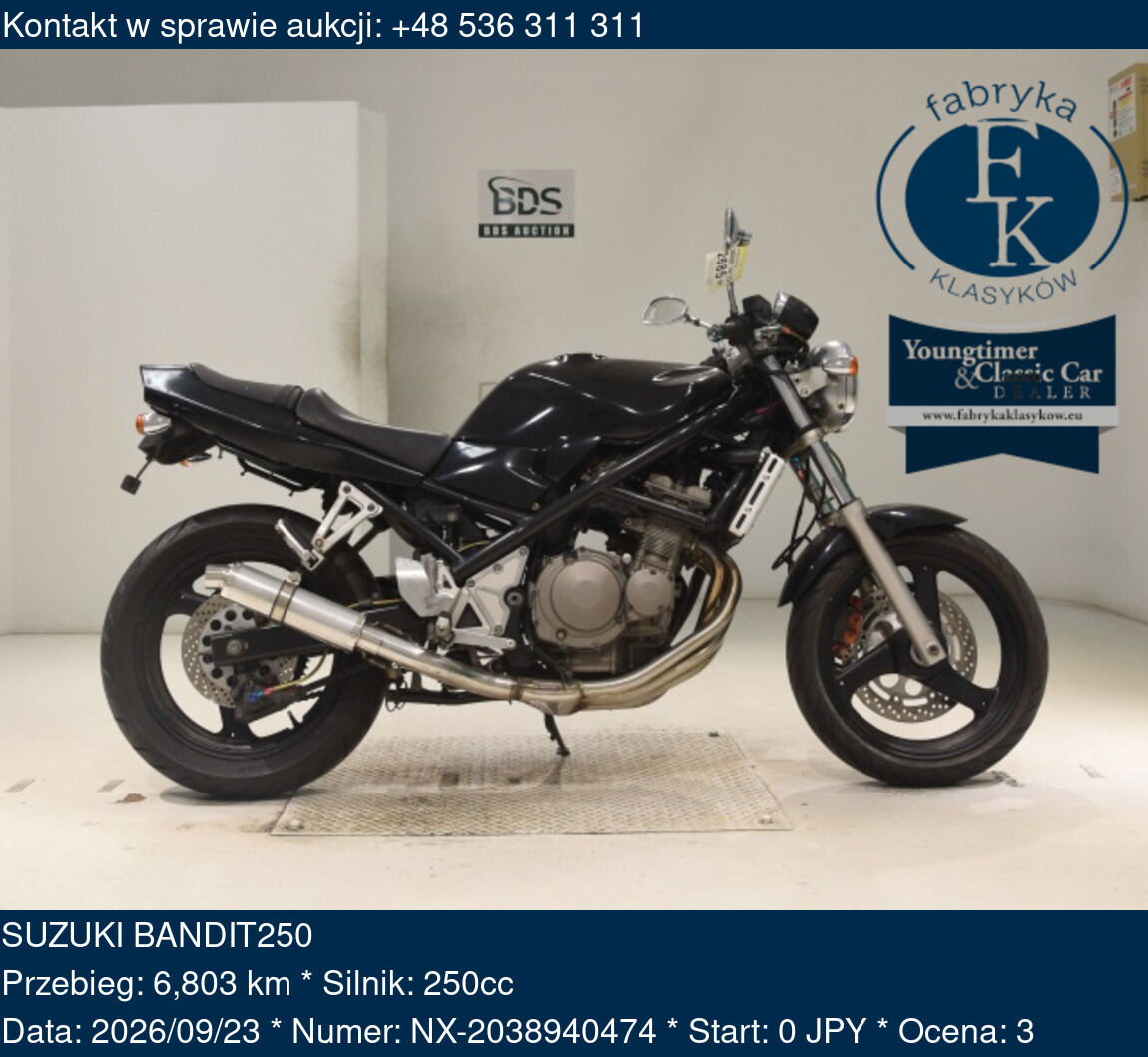 SUZUKI BANDIT250  - zdjęcie 2