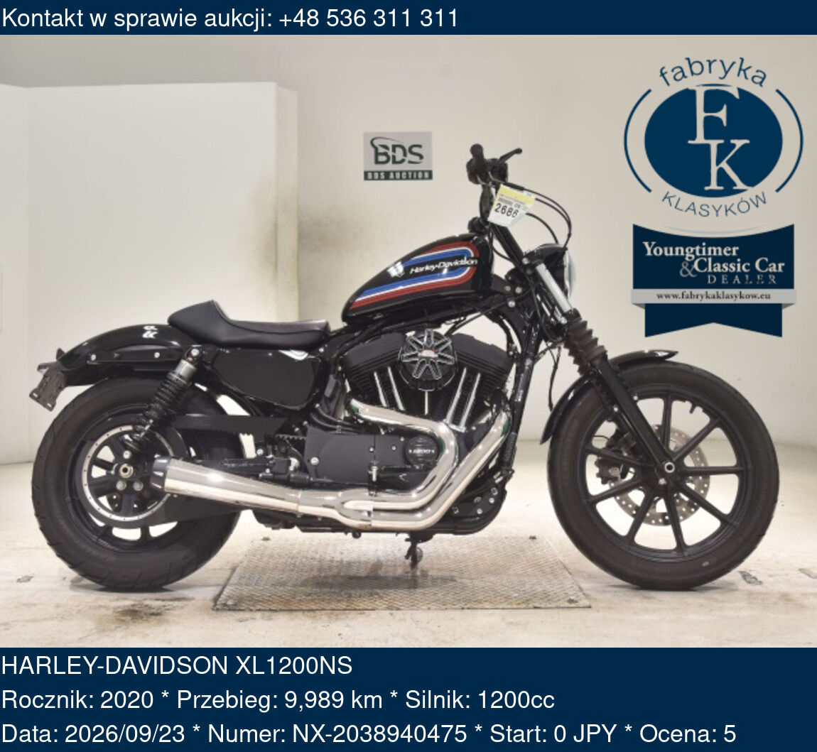 HARLEY-DAVIDSON XL1200NS 2020 - zdjęcie 2