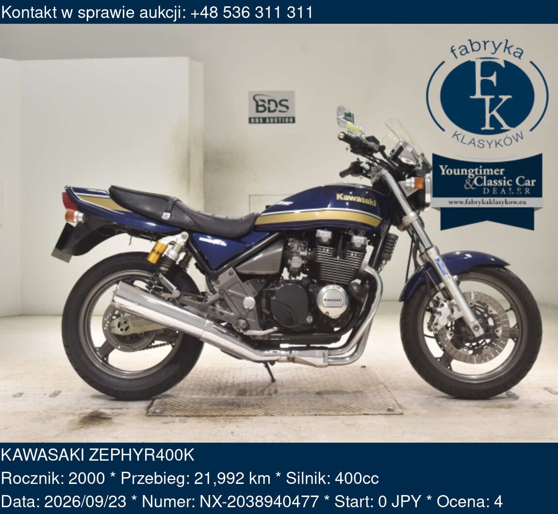 KAWASAKI ZEPHYR400K 2000 - zdjęcie 2