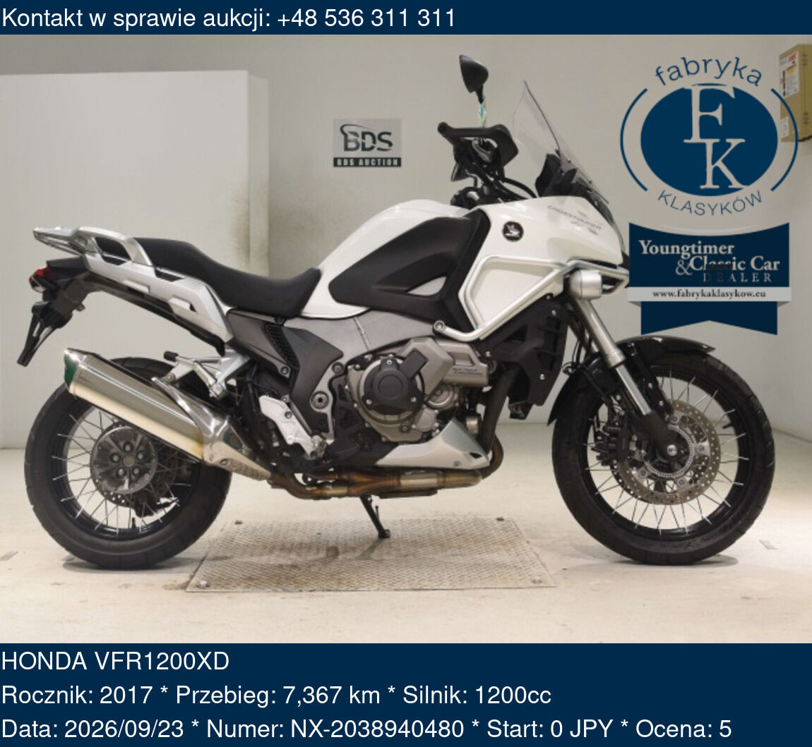 HONDA VFR1200XD 2017 - zdjęcie 2