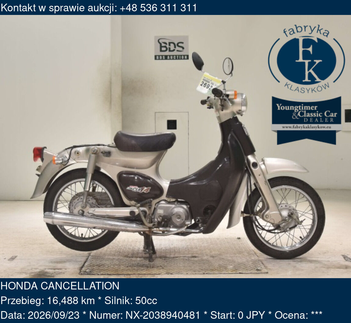 HONDA CANCELLATION  - zdjęcie 2