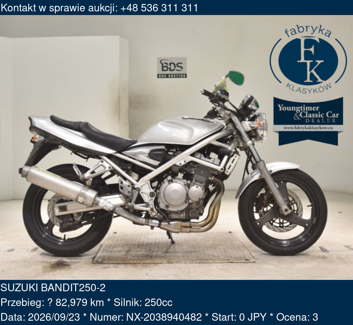 SUZUKI BANDIT250-2  - zdjęcie 2