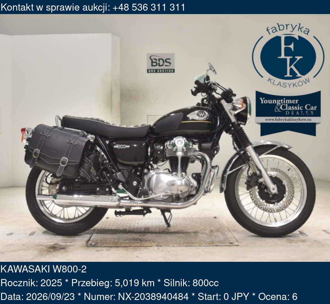 KAWASAKI W800-2 2025 - zdjęcie 2