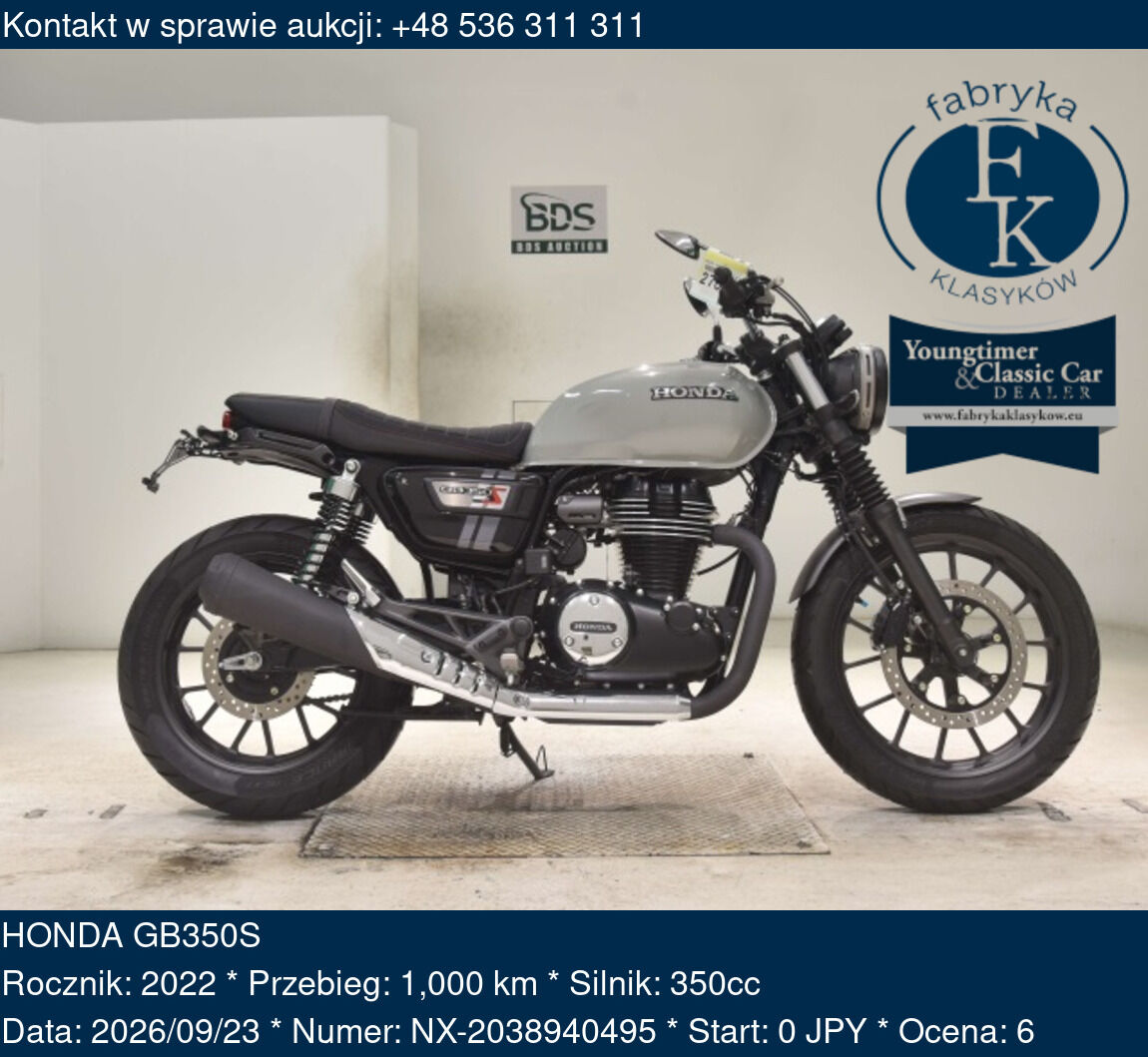 HONDA GB350S 2022 - zdjęcie 2