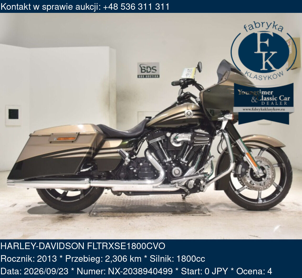 HARLEY-DAVIDSON FLTRXSE1800CVO 2013 - zdjęcie 2