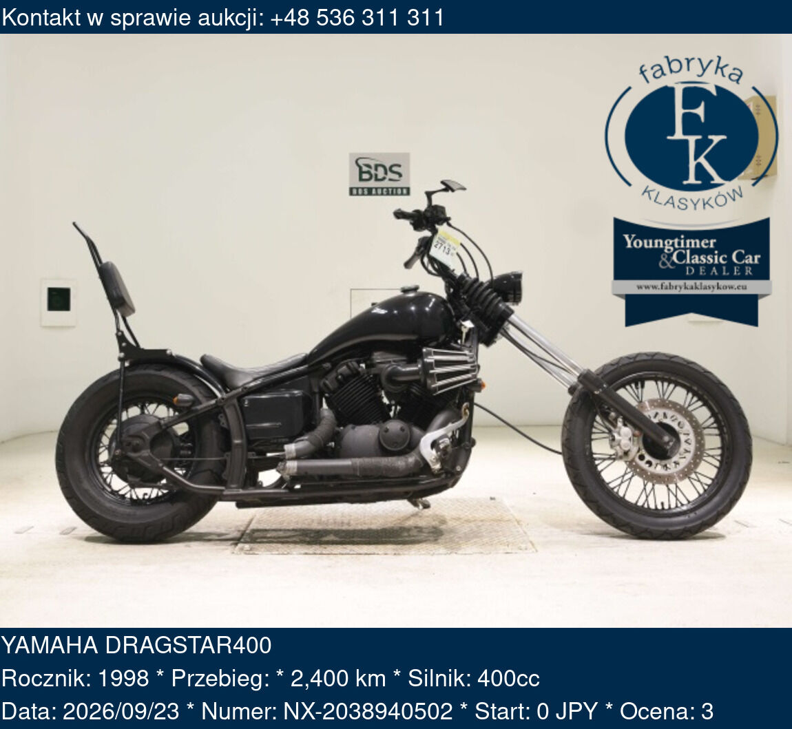 YAMAHA DRAGSTAR400 1998 - zdjęcie 2