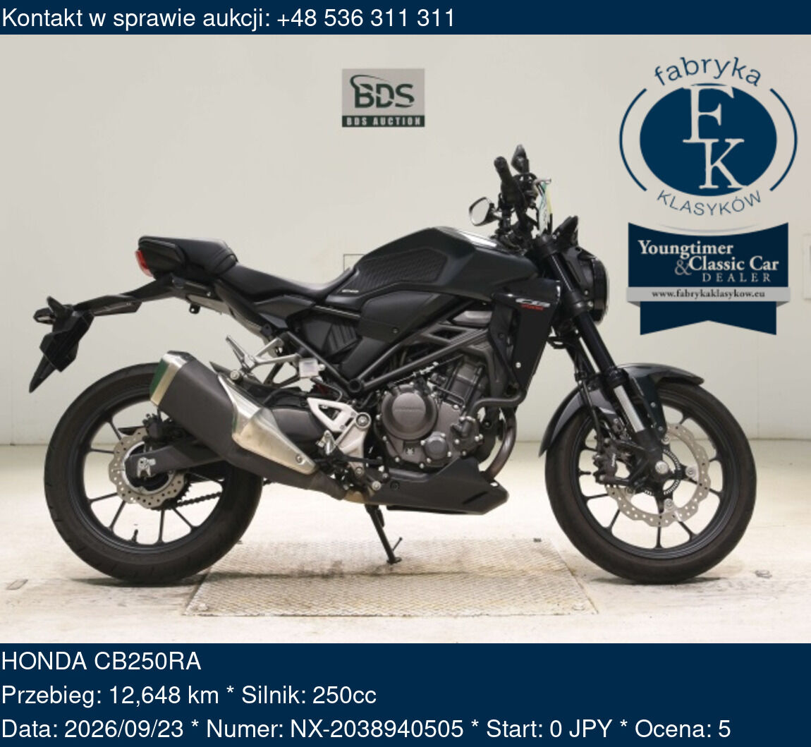 HONDA CB250RA  - zdjęcie 2