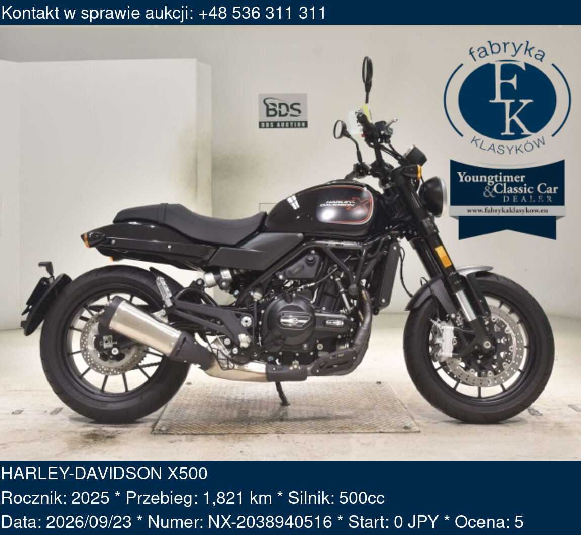 HARLEY-DAVIDSON X500 2025 - zdjęcie 2
