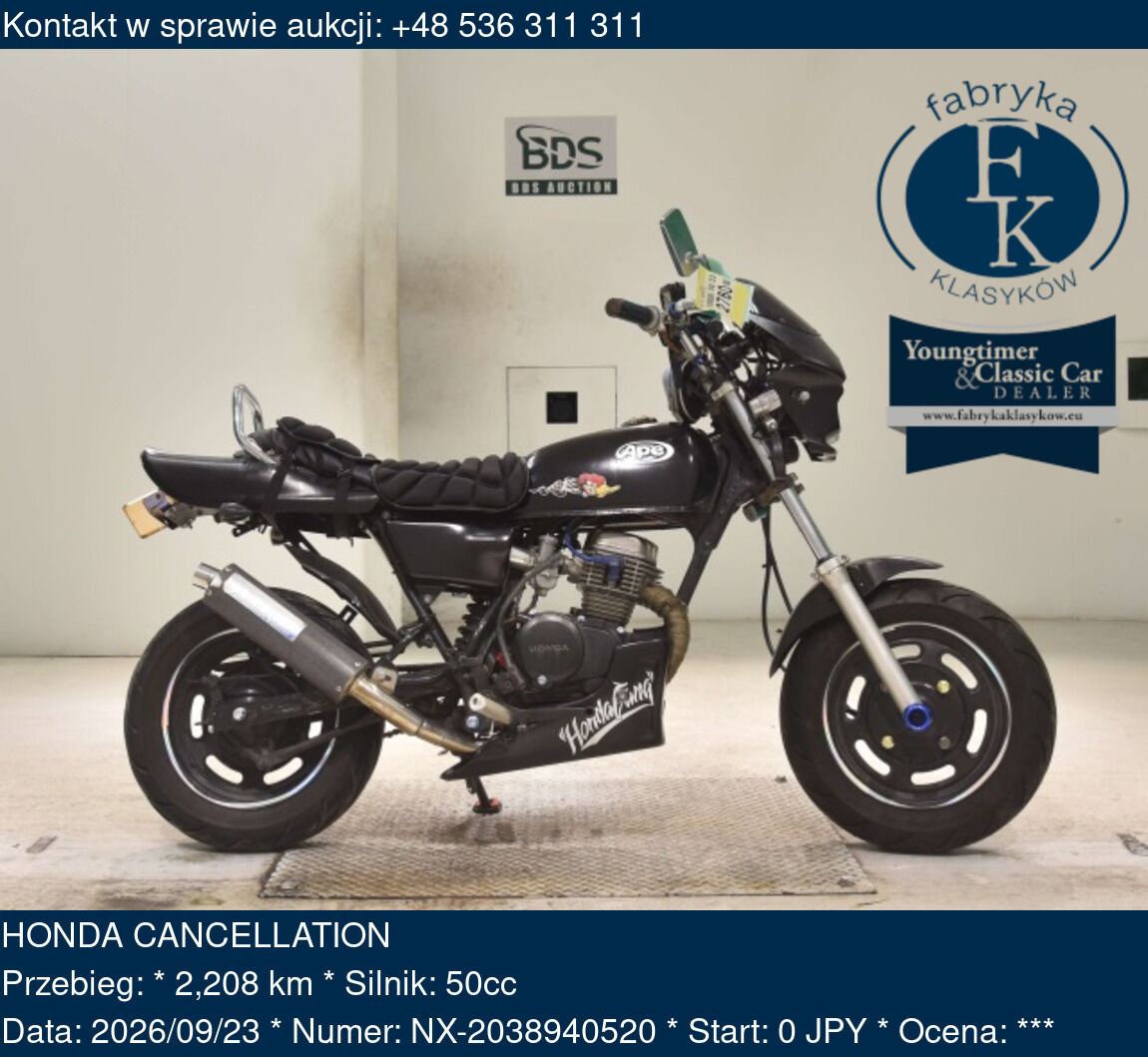 HONDA CANCELLATION  - zdjęcie 2