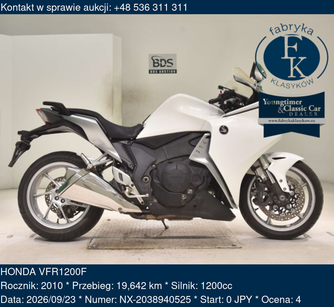 HONDA VFR1200F 2010 - zdjęcie 2
