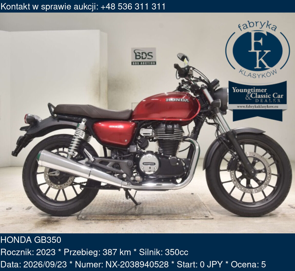 HONDA GB350 2023 - zdjęcie 2