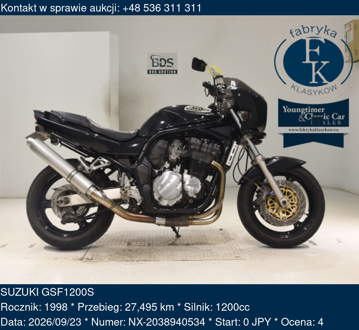 SUZUKI GSF1200S 1998 - zdjęcie 2
