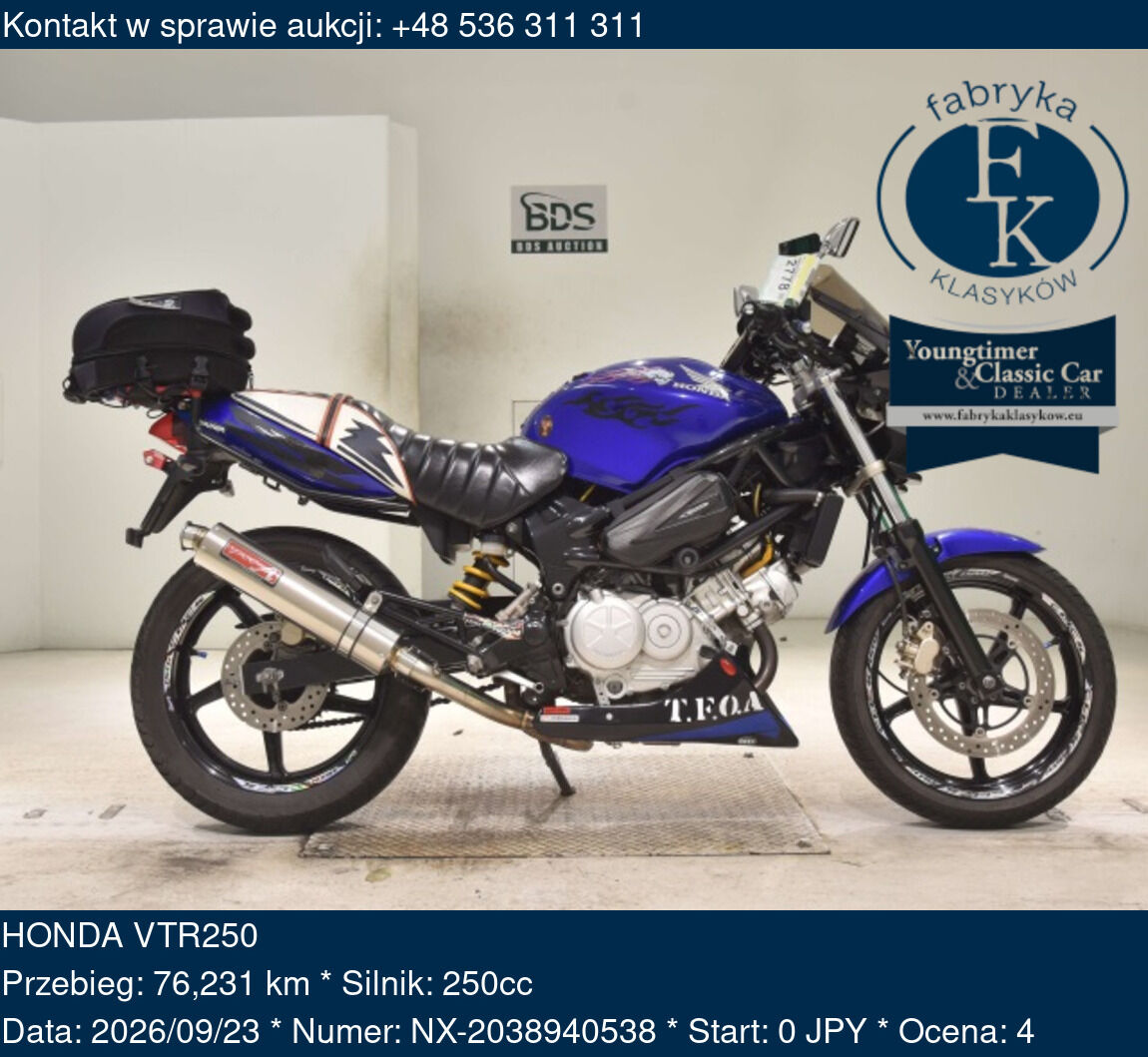 HONDA VTR250  - zdjęcie 2