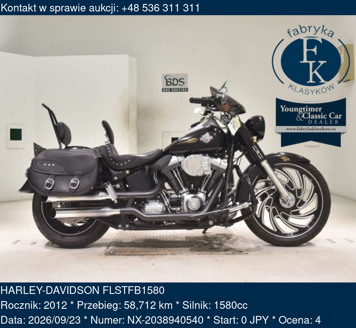 HARLEY-DAVIDSON FLSTFB1580 2012 - zdjęcie 2