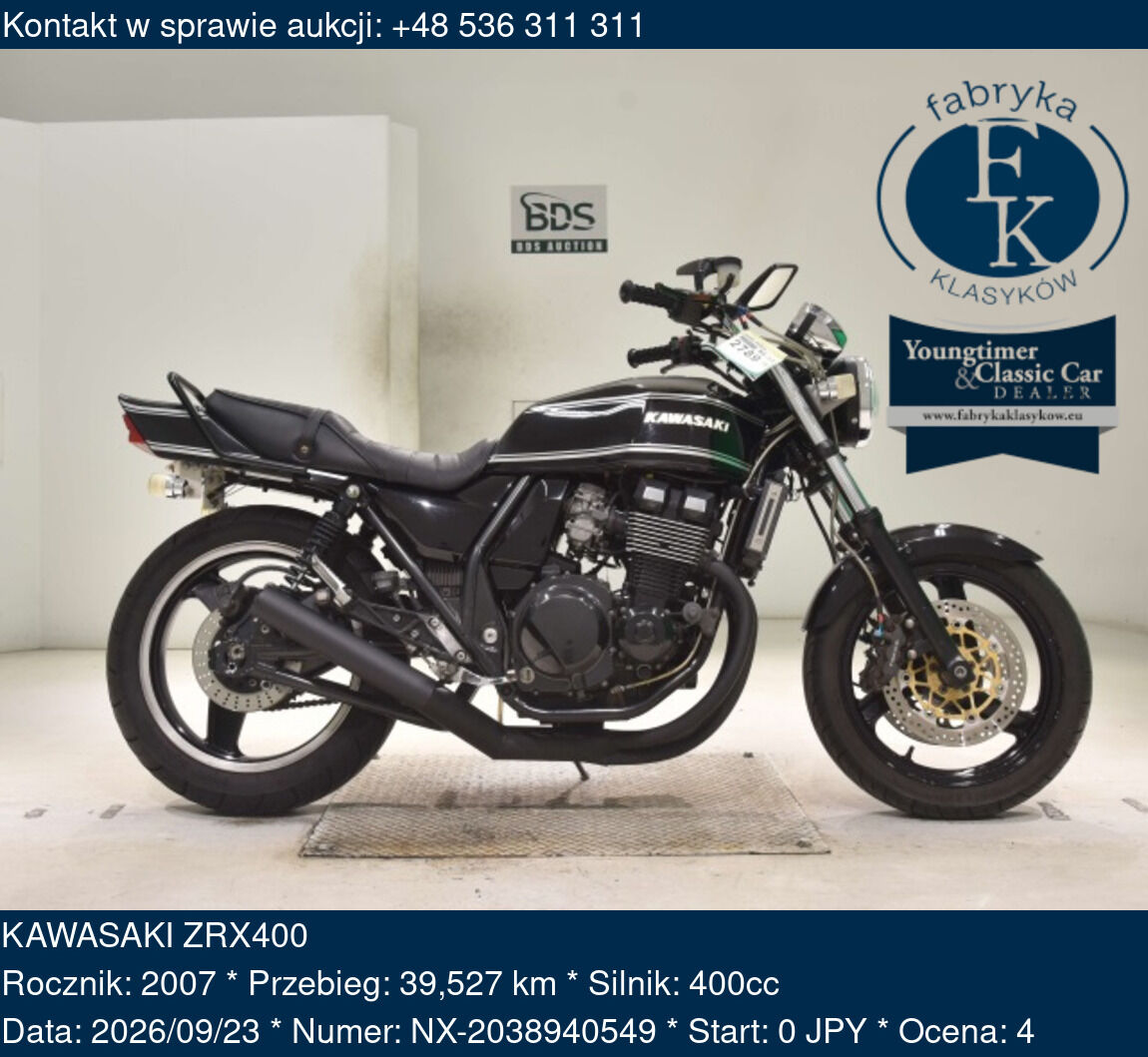KAWASAKI ZRX400 2007 - zdjęcie 2