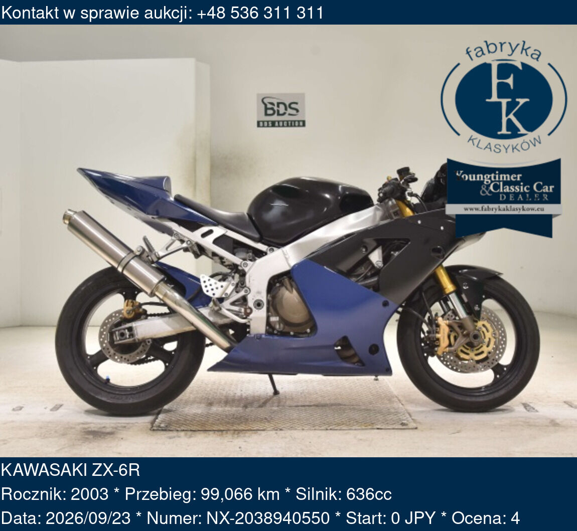KAWASAKI ZX-6R 2003 - zdjęcie 2