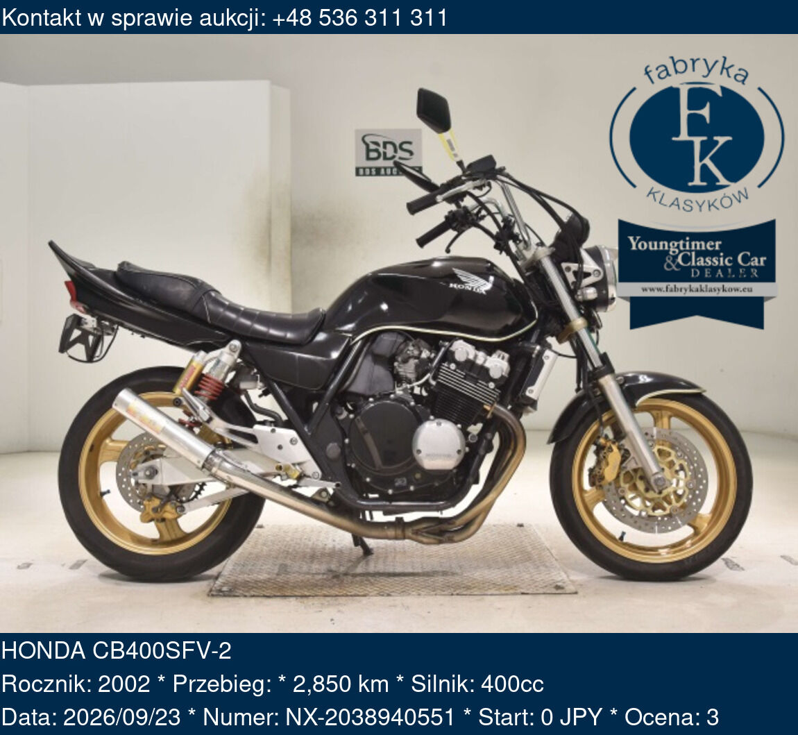 HONDA CB400SFV-2 2002 - zdjęcie 2