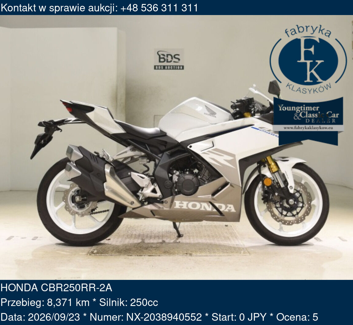 HONDA CBR250RR-2A  - zdjęcie 2