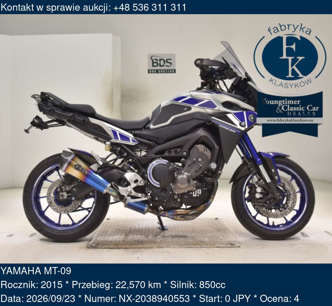 YAMAHA MT-09 2015 - zdjęcie 2