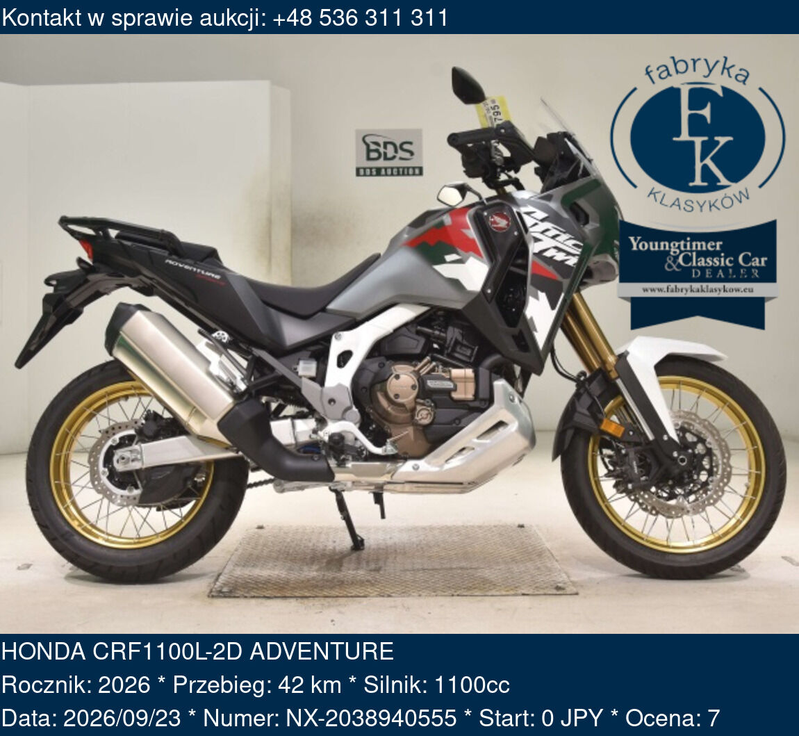 HONDA CRF1100L-2D ADVENTURE 2026 - zdjęcie 2