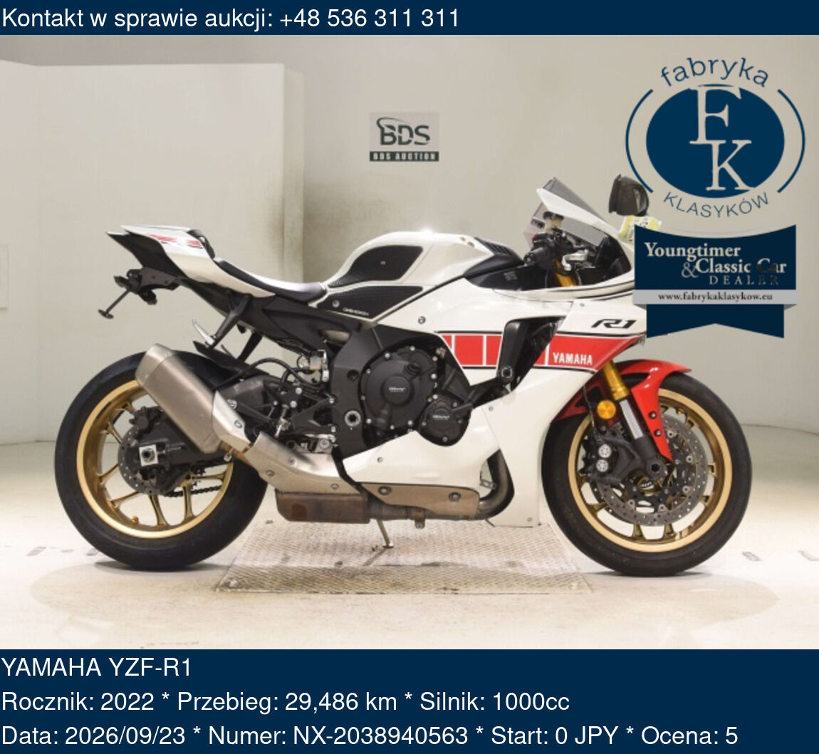 YAMAHA YZF-R1 2022 - zdjęcie 2