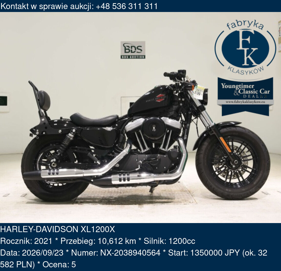 HARLEY-DAVIDSON XL1200X 2021 - zdjęcie 2