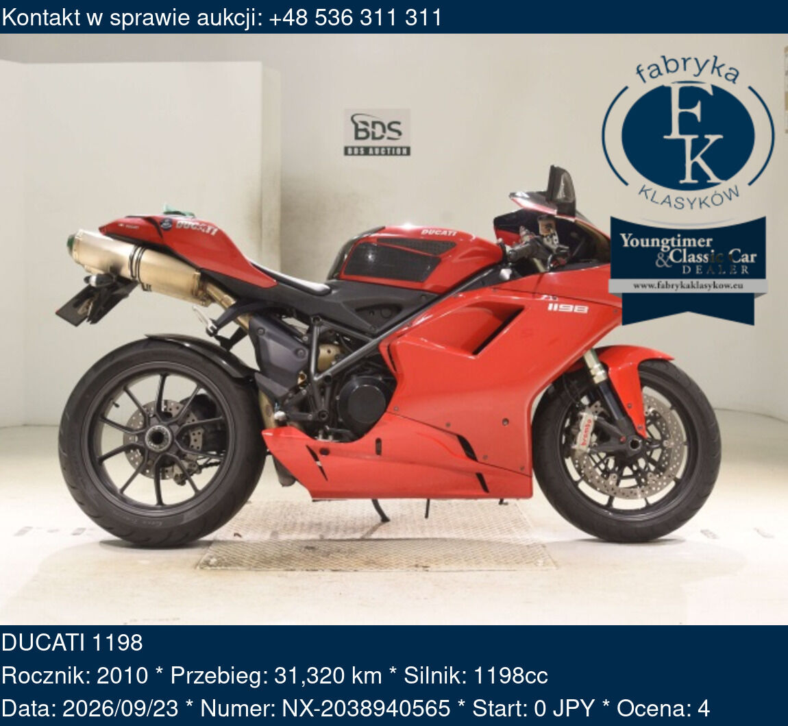 DUCATI 1198 2010 - zdjęcie 2