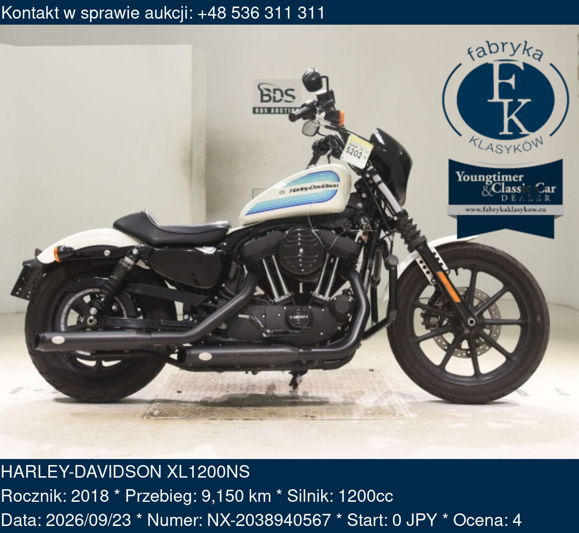 HARLEY-DAVIDSON XL1200NS 2018 - zdjęcie 2