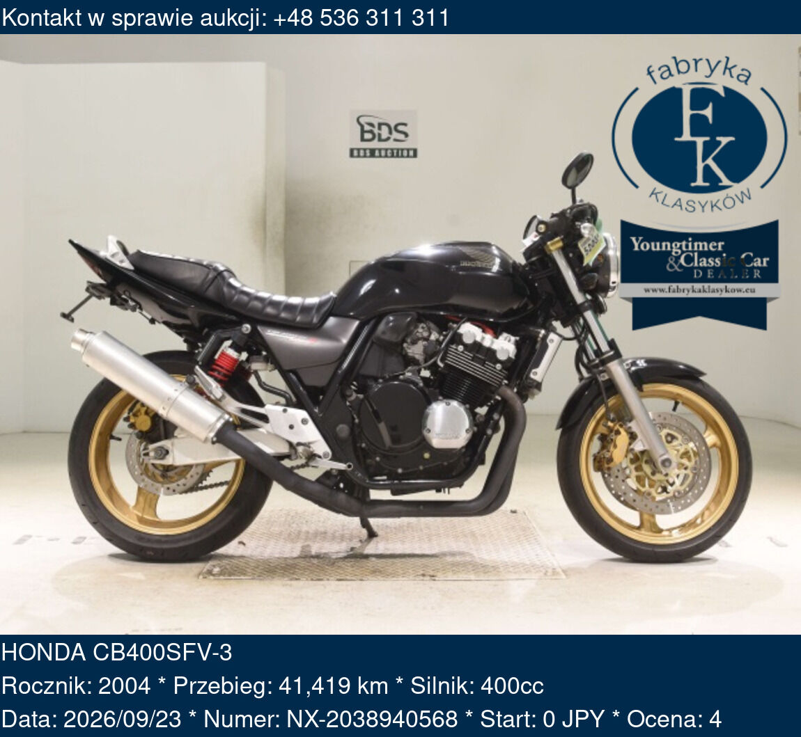HONDA CB400SFV-3 2004 - zdjęcie 2