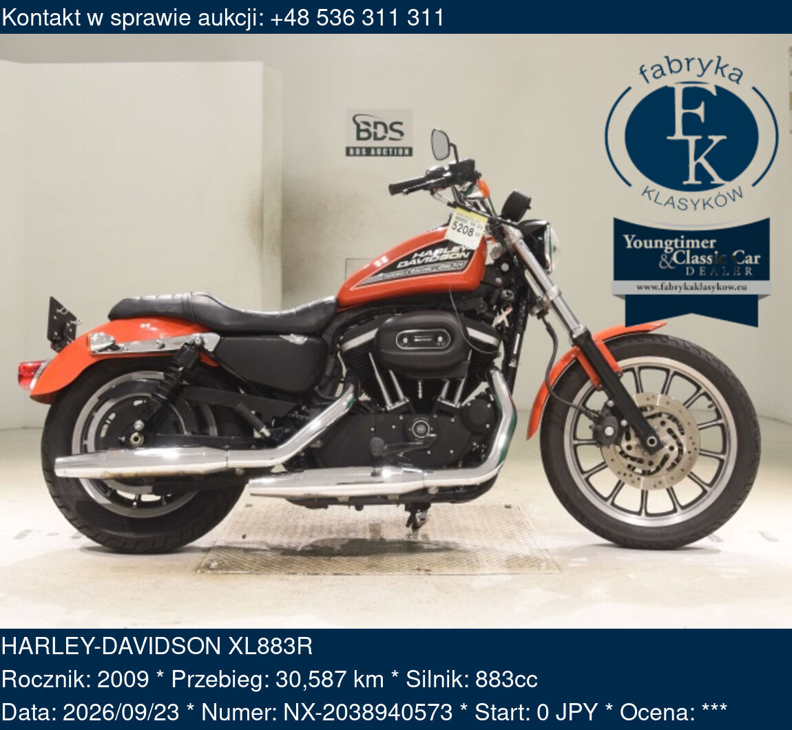 HARLEY-DAVIDSON XL883R 2009 - zdjęcie 2