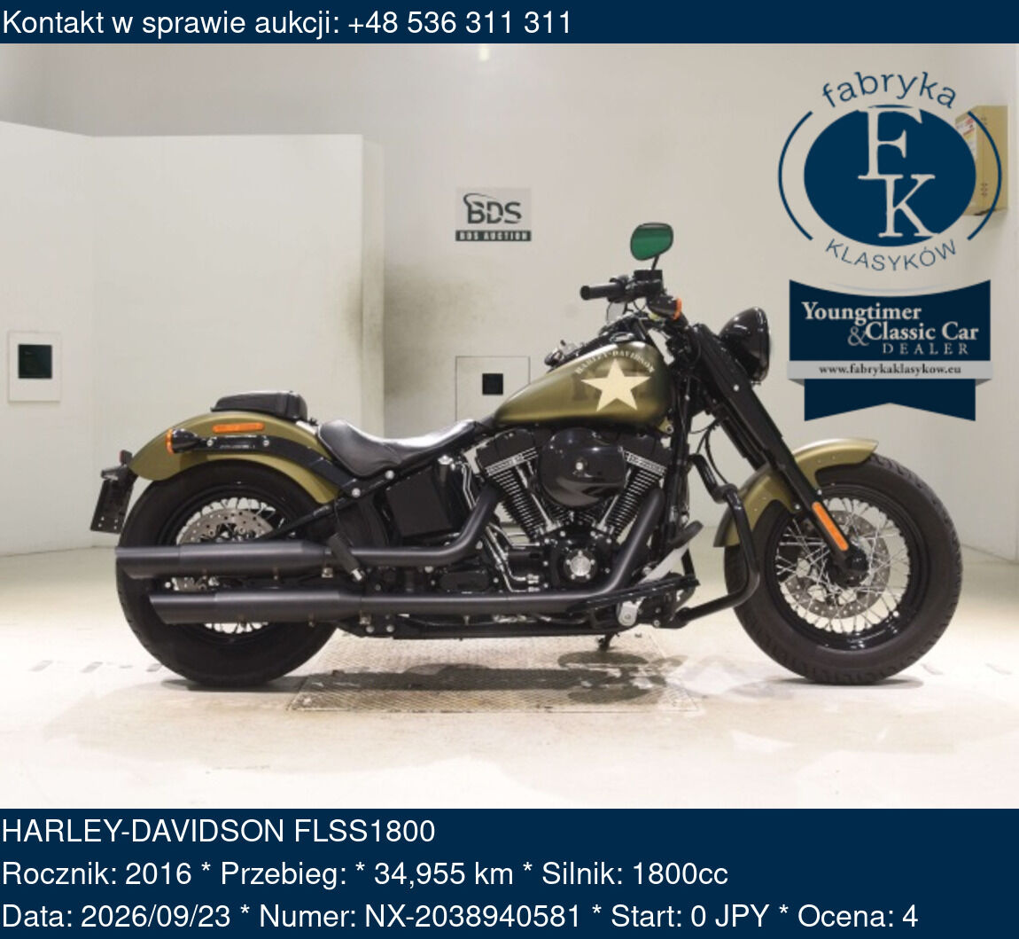 HARLEY-DAVIDSON FLSS1800 2016 - zdjęcie 2