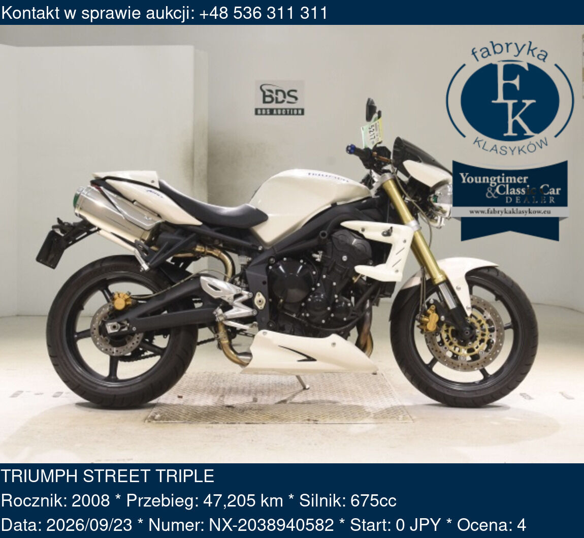 TRIUMPH STREET TRIPLE 2008 - zdjęcie 2