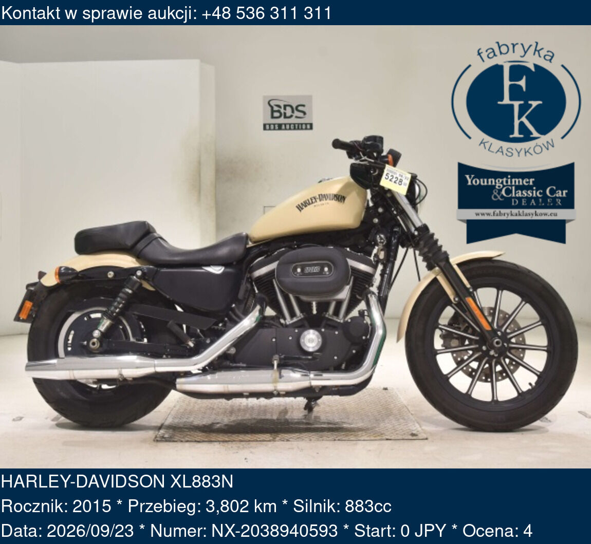 HARLEY-DAVIDSON XL883N 2015 - zdjęcie 2