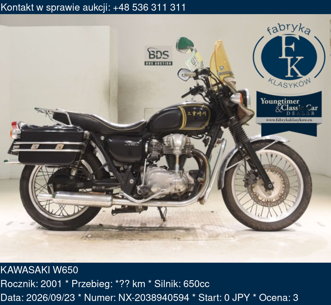 KAWASAKI W650 2001 - zdjęcie 2