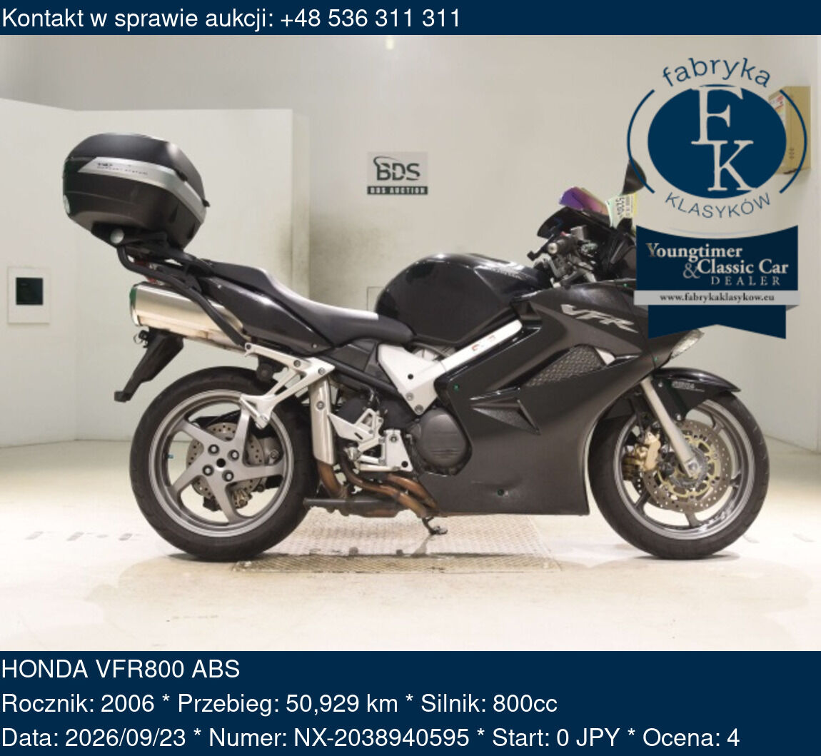 HONDA VFR800 ABS 2006 - zdjęcie 2