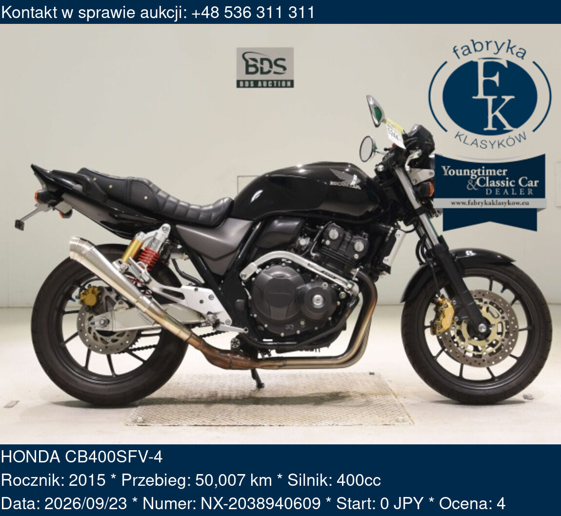 HONDA CB400SFV-4 2015 - zdjęcie 2