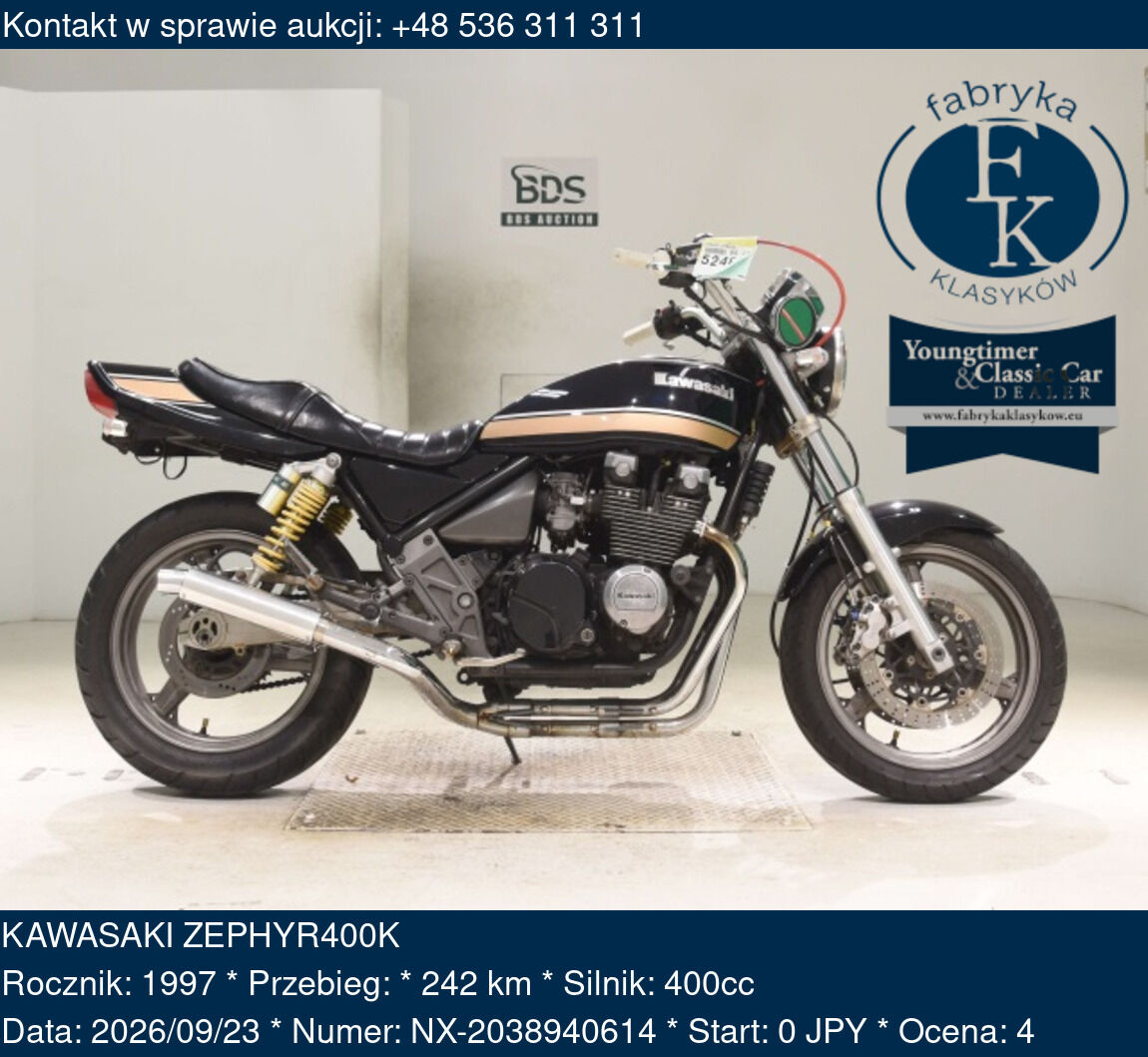 KAWASAKI ZEPHYR400K 1997 - zdjęcie 2