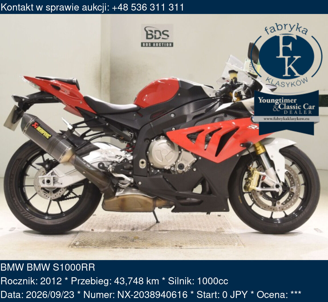 BMW BMW S1000RR 2012 - zdjęcie 2