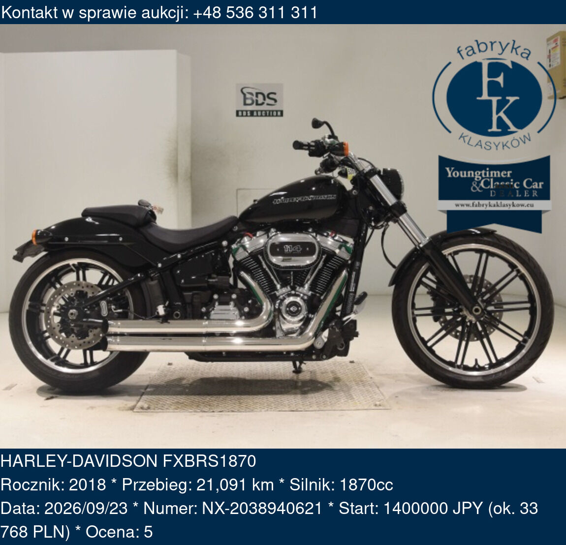 HARLEY-DAVIDSON FXBRS1870 2018 - zdjęcie 2