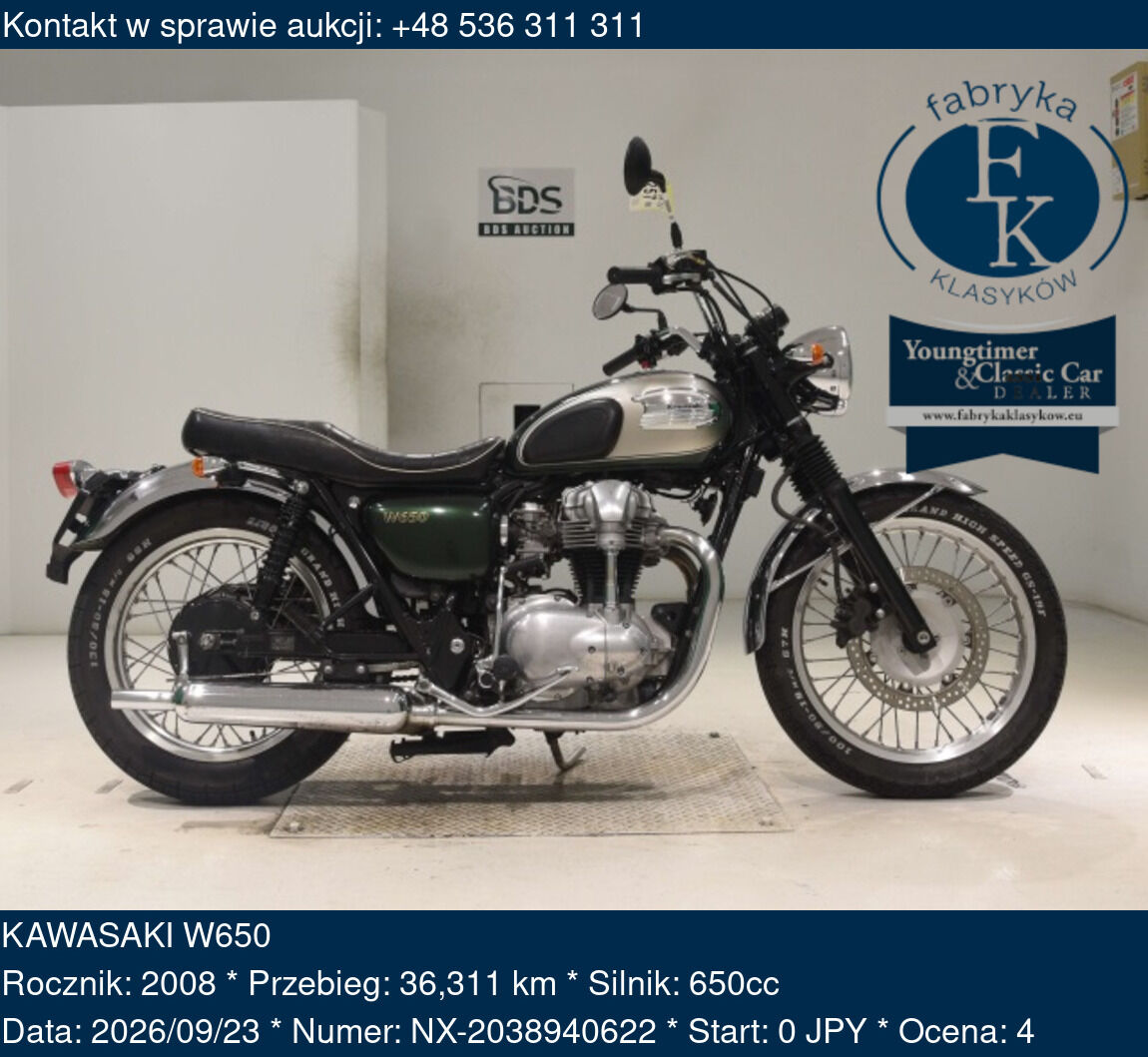 KAWASAKI W650 2008 - zdjęcie 2
