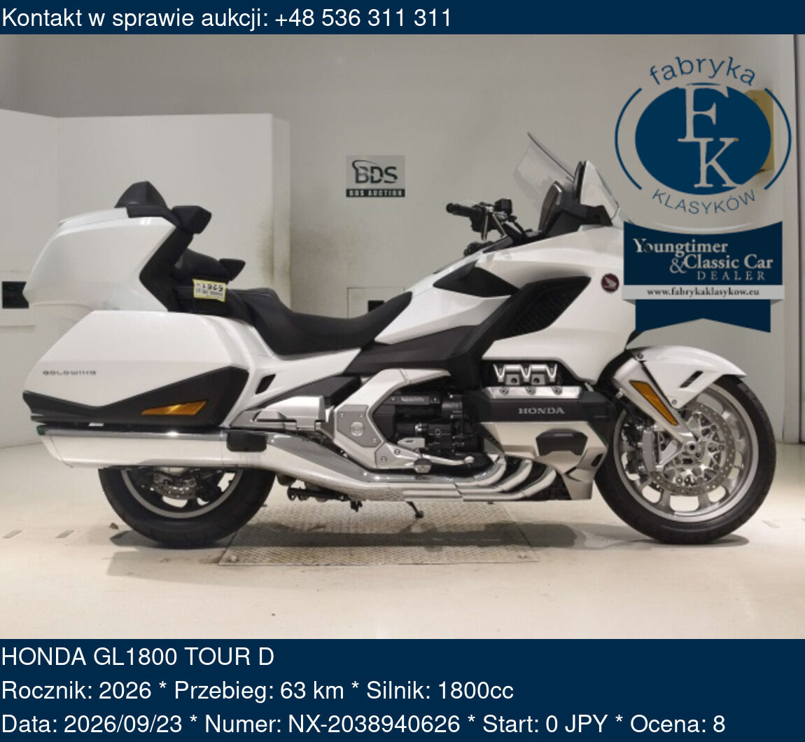 HONDA GL1800 TOUR D 2026 - zdjęcie 2