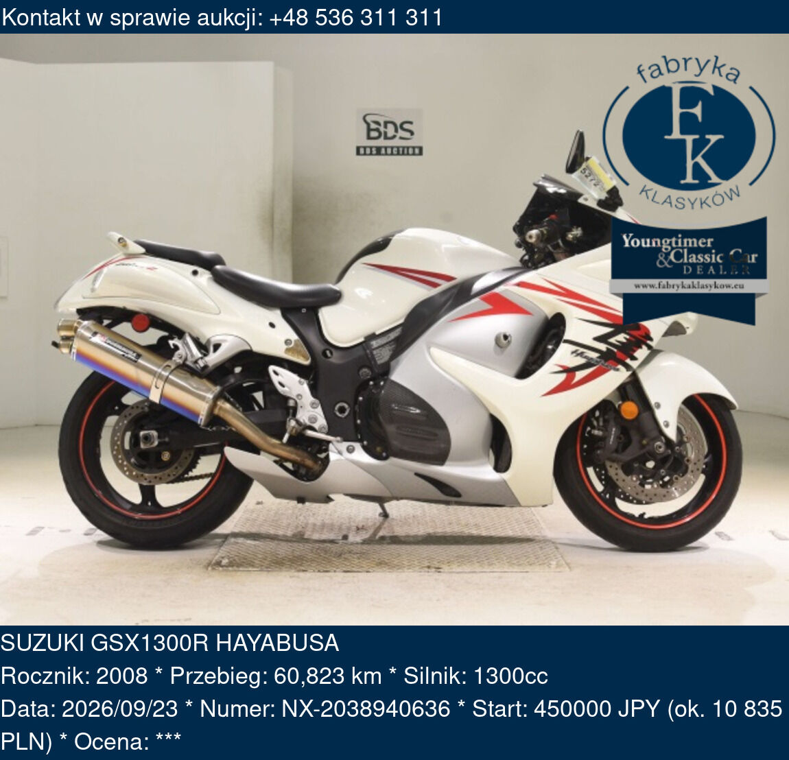 SUZUKI GSX1300R HAYABUSA 2008 - zdjęcie 2