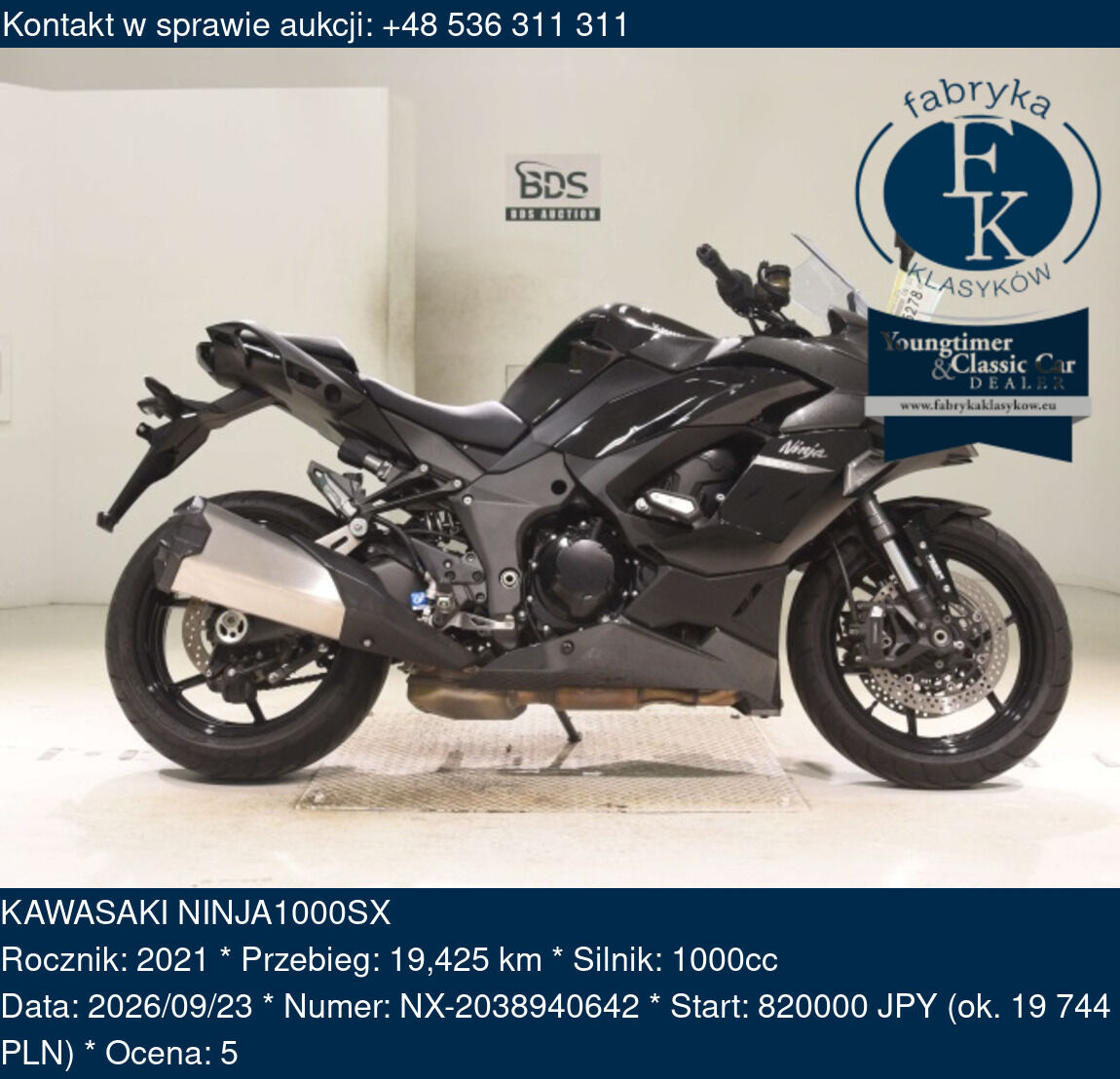 KAWASAKI NINJA1000SX 2021 - zdjęcie 2