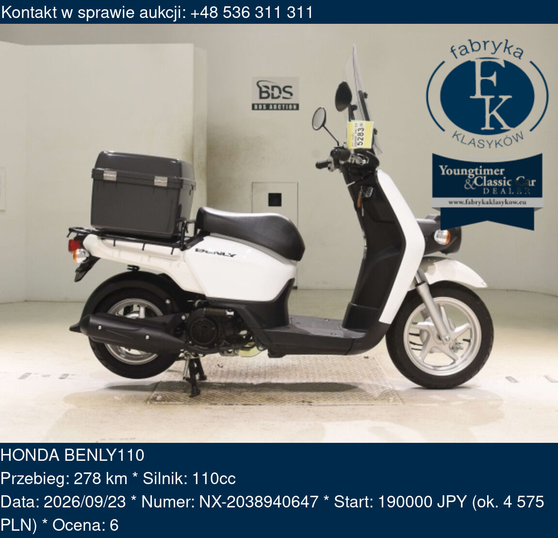 HONDA BENLY110  - zdjęcie 2