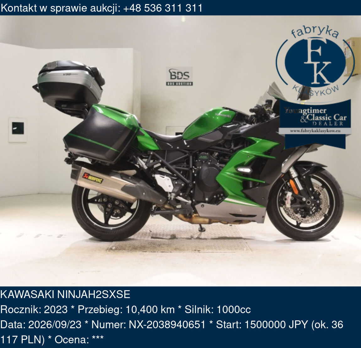 KAWASAKI NINJAH2SXSE 2023 - zdjęcie 2