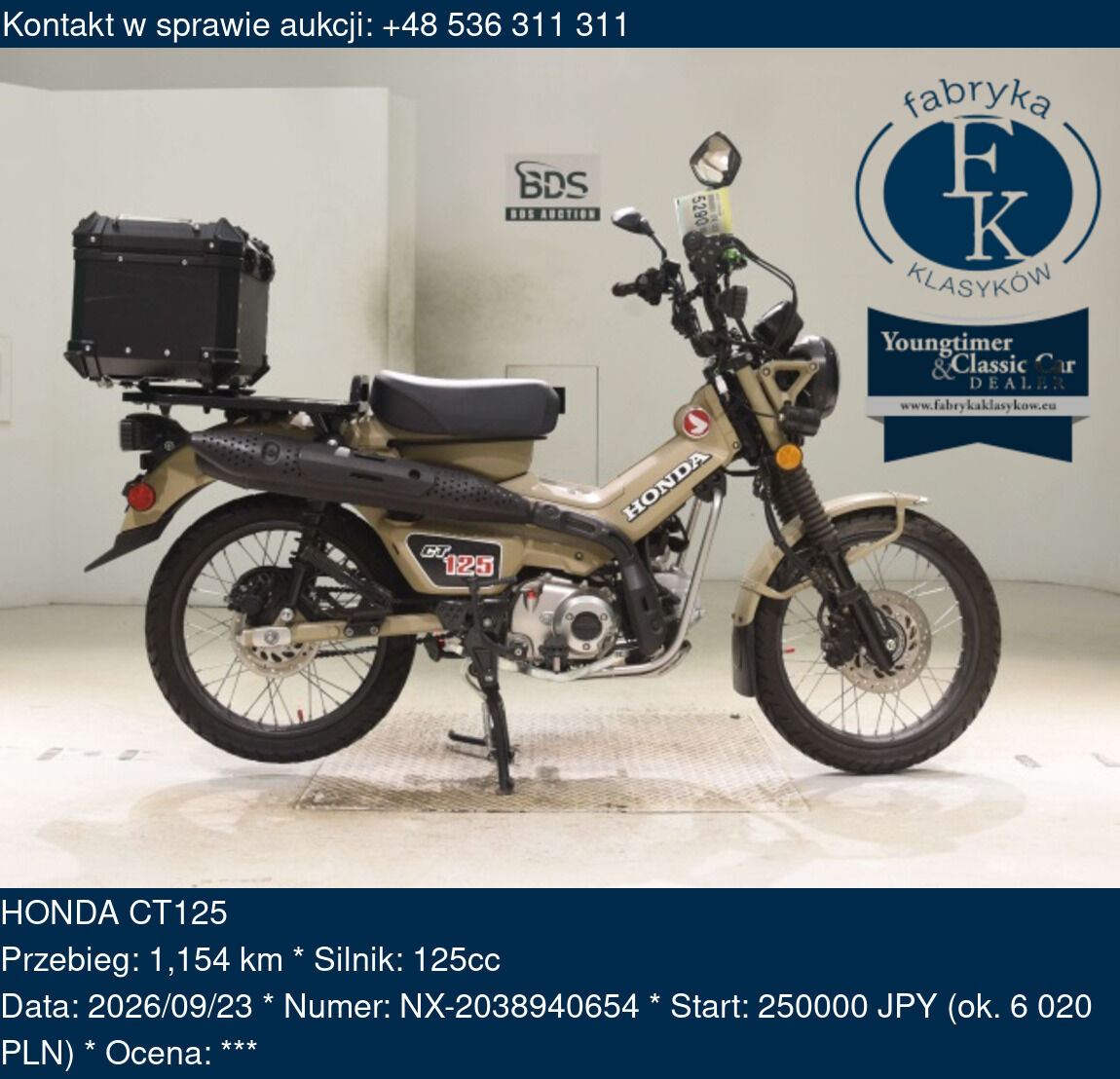HONDA CT125  - zdjęcie 2