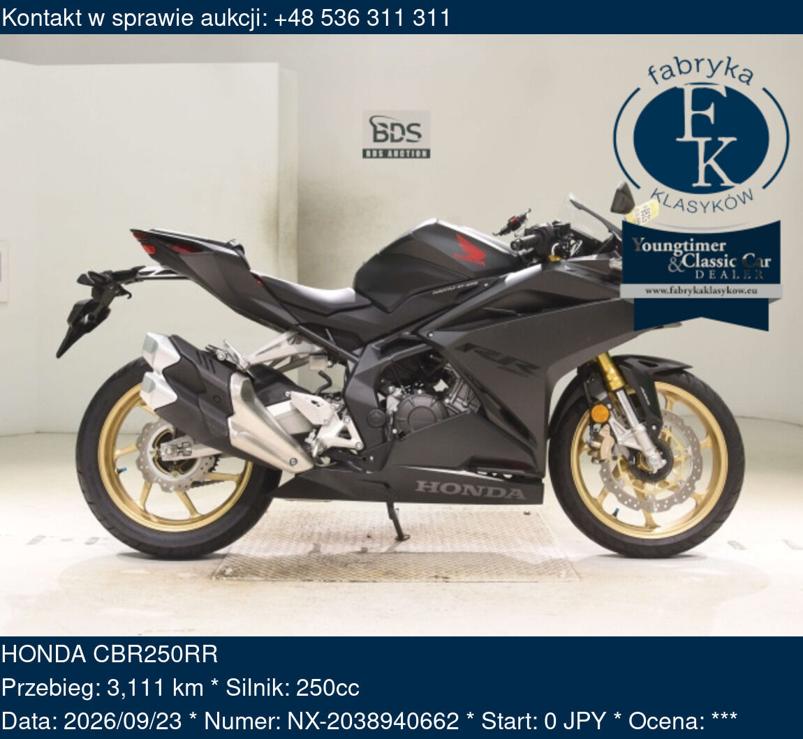 HONDA CBR250RR  - zdjęcie 2