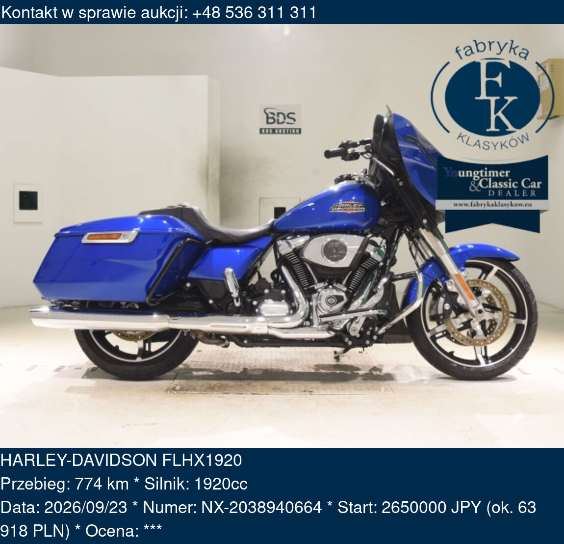HARLEY-DAVIDSON FLHX1920  - zdjęcie 2