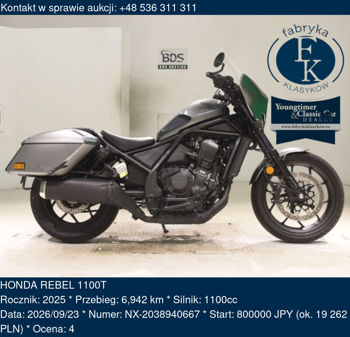 HONDA REBEL 1100T 2025 - zdjęcie 2