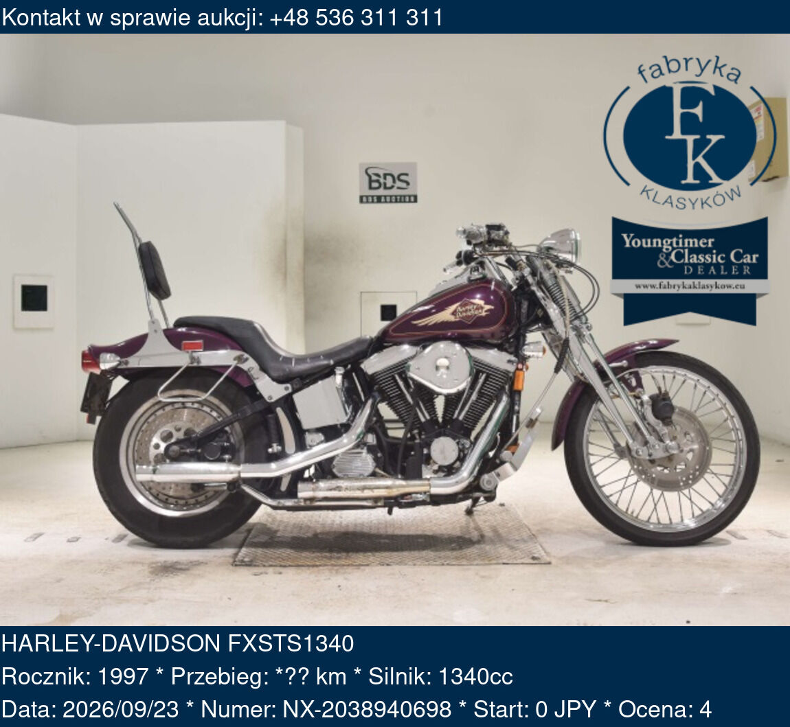 HARLEY-DAVIDSON FXSTS1340 1997 - zdjęcie 2